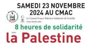 Ban23 11 24 Gentilly page 0001 À Gentilly (94), "8 heures de solidarité avec la Palestine"