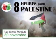 Caen8heuresLogo À Mondeville (14), huit heures pour la Palestine