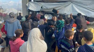 Abu Amir 28 12 24 nourriture IMG 4119 Compte-rendu des 6, 7 et 8 janvier 2025 – Distribution alimentaire dans les camps des paysans déplacés