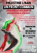 Pantin1 À Pantin (93), journée de solidarité avec la Palestine et le Liban