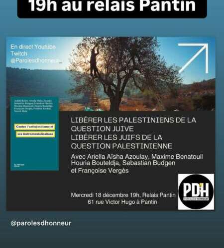 evenement 18 decembre 24 002 À Pantin (93), conférence-débat autour du livre "Contre l'antisémitisme et ses instrumentalisations"