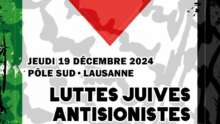 À Lausanne, échanges avec 3 collectifs juifs sur le thème : "Luttes juives antisionistes - regards croisés" 2 lausanne À Lausanne, échanges avec 3 collectifs juifs sur le thème : "Luttes juives antisionistes - regards croisés"