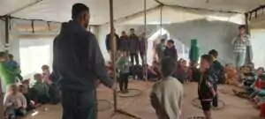 Ibn Sina 21 12 24 education Témoignage de Marssel, le 31 décembre –  Compte rendu d’activité psychologique et sanitaire dans l’École de la Solidarité