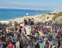 Message de Marsel le 25 janvier sur le mouvement général du retour des Gazaoui.e.s chez eux avec l’information que nous avons ce soir : Israël bloque le passage vers le nord de Gaza