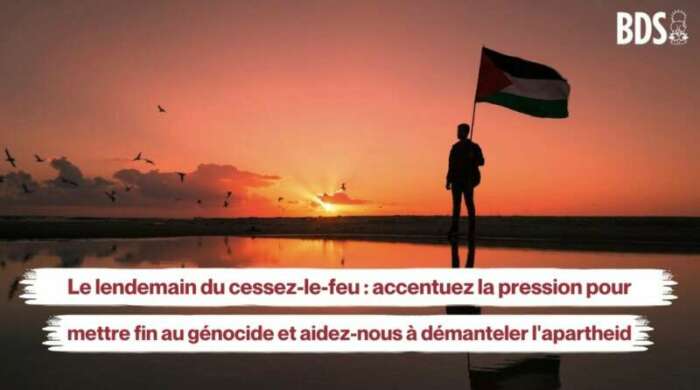 LeLendemain Le lendemain du cessez-le-feu : accentuez la pression pour mettre fin au génocide et aidez-nous à démanteler l’apartheid