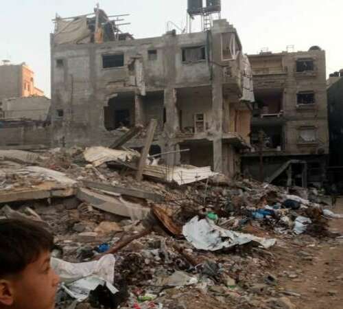 Zakaria destruction de la maison 28 janvier 2025 5 1320x743 1 Témoignage de Zakaria Bakr, pêcheur, le 28 janvier – Retour au port de Gaza