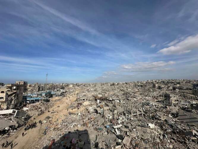 destructions sud bande de Gaza Image 2025 01 19 at 15.13.25 Témoignage d'Abu Amir, les 19-20 janvier  2025 – La joie de la trêve mêlée au choc de la découverte du terrain