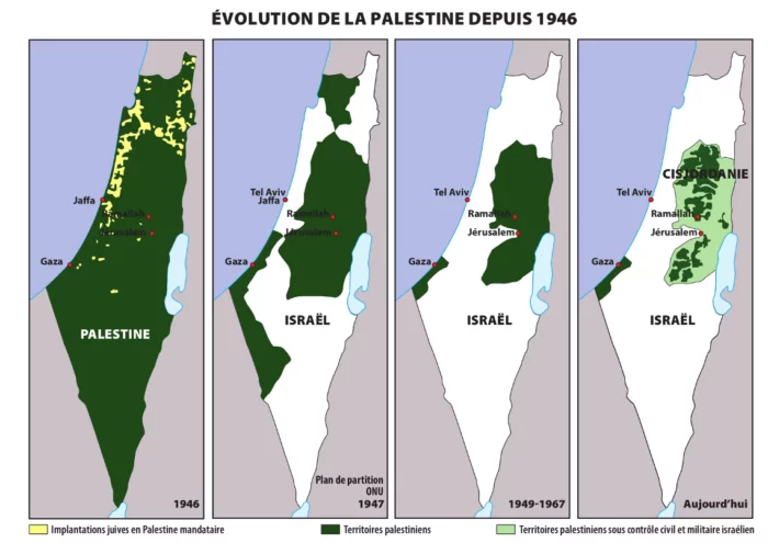 Le devenir de la Palestine selon Netanyahou et Trump, ou comment rayer la Palestine de la carte… 1 logo 4 cartes min Le devenir de la Palestine selon Netanyahou et Trump, ou comment rayer la Palestine de la carte…