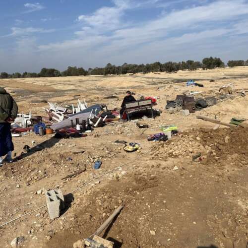 Ce qui reste de la Majlis après le passage de la Yoav.