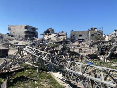 Abu Amir 2 fevrier 25 destruction dans le nord de Gaza IMG 6794 Témoignage d'Abu Amir, le 2 février – Voyage vers le nord