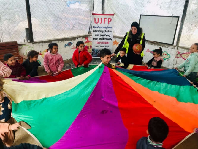 abu Amir 15 2 25 education enfants IMG 7457 Compte-rendu hebdomadaire d'activités - Semaine du 7 au 14 février 2025 – Importance du soutien psychologique des femmes et de l’éducation des enfants