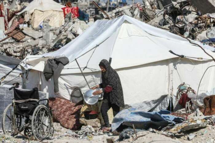 tente in the rubble Témoignage d'Abu Amir, le 4 février – Le scénario de guerre se déplace vers la Cisjordanie