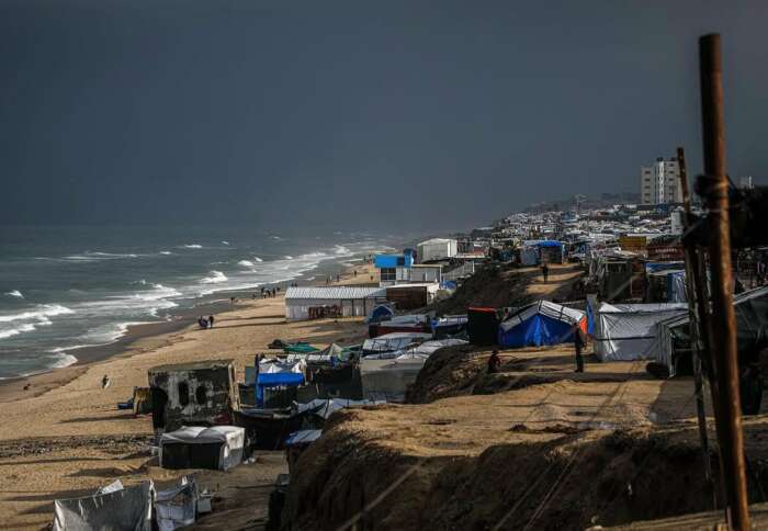 tentes 7 2 25 gaza2 Témoignage d'Abu Amir, le 7 février – Des nuits éprouvantes : froid meurtrier, corps sous les décombres et blocus impitoyable