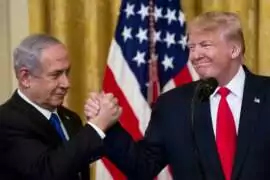 trump et netanyahou fevrier 25 Trump aux manettes au Proche-Orient