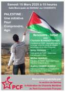 PALESTINE A4 15 mars Stes 2R page 0001 À Bussac sur Charente (17), rencontre-débat "Palestine : une initiative pour comprendre, agir"