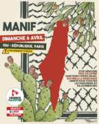 Paris le 06 04 25 002 À Paris, manifestation "Stop génocide - Free Palestine"