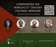 webinargenocide Webinar : Confronting the World’s 21st Century Colonial Genocide