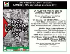 31 05 25 Orly À Orly (94), la Palestine face au déni de l'information et du droit