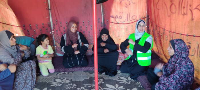 Abu Amir atelier psy femmes 23 5 25 IMG 2347 Témoignage d'Abu Amir, le 23 mai 2025 – En marge de la guerre… une parenthèse de vie