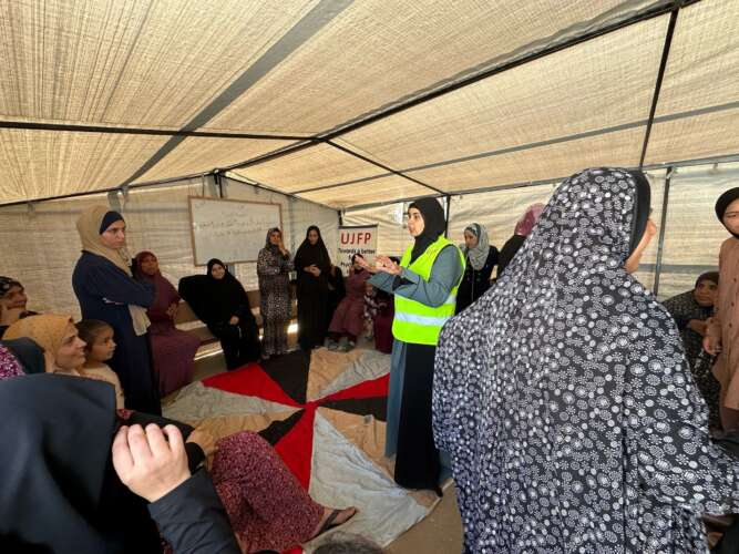 Abu amir 1 5 25 atelier psy femmes IMG 1172 Témoignage d'Abu Amir, le 3 mai 2025 – Compte rendu des dernières séances de soutien psychologique