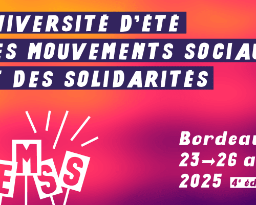 annonce uemss À Talence (33), participation de l'UJFP au module : En quoi la lutte de libération de la Palestine participe du combat antifasciste à l'UEMSS
