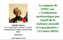 https cdn.evbuc .com images 1031758853 1981038945483 1 original À Paris (14ème), Rafaëlle Maison : le rapport de l'ONU sur « l'utilisation systématique par Israël de la violence sexuelle et reproductive » (13 mars 2025)