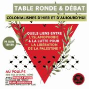 poulpe À Paris (18ème), table ronde & débat : "Colonialismes d'hier et d'aujourd'hui"