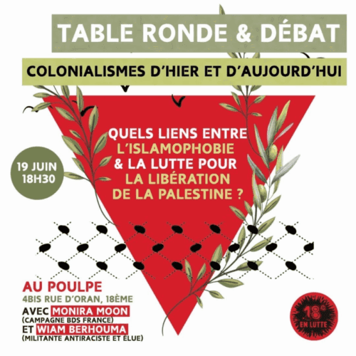 poulpe À Paris (18ème), table ronde & débat : "Colonialismes d'hier et d'aujourd'hui"