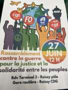 27 06 25 ROISSY Rassemblement contre la guerre