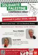 À Amiens (80), conférence-débat "Solidarité Palestine" avec Pierre Stambul et Sarah Katz de l'UJFP 1 AmiensPierreSarah À Amiens (80), conférence-débat "Solidarité Palestine" avec Pierre Stambul et Sarah Katz de l'UJFP