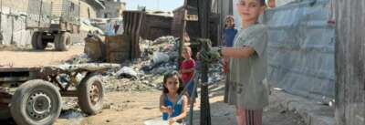 Ocha desenfants remplissent des seaux avec de leau Gaza Témoignage d'Abu Amir, le 24 juin 2025 – Toutes les guerres prennent fin… la guerre de Gaza continue