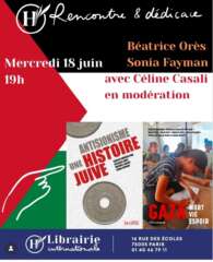 Presentation Antisionisme une histoire juiver et Gaza Mort Vie espoir a lHarmattan À Paris (5ème), présentation-débat de "Antisionisme, une histoire juive" et de "Gaza Mort Vie Espoir"
