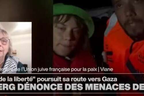 SKMadleen Sarah Katz sur France 24 : "Tout est permis contre ce navire, et pourtant il porte l'espérance de Gaza"