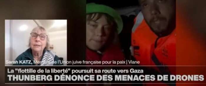 SKMadleen Sarah Katz sur France 24 : "Tout est permis contre ce navire, et pourtant il porte l'espérance de Gaza"