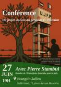 Stambul Bourgoin juin 2025 V2 20250531 084845 0000 page 0001 À Bourgouin-Jallieu (38), conférence de Pierre Stambul "Du projet sioniste au génocide"