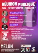Vaux le Penil 20 juin À Melun (77), réunion publique : "Comment arréter le génocide ?"