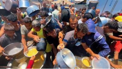 Abu Amir 13 7 25 Aide alimentaire couv IMG 4098 Témoignage d'Abu Amir, le 13 juillet 2025 – Une injustice persistante à Gaza fait face aux efforts humanitaires persistants des équipes UJFP