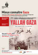 Aff. A3 Yallah Gaza Vdef À Saint-Brisson (58), projection-débat de Yallah Gaza