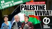 PALESTINE VIVRA! - Vidéo de la réunion publique avec l'UJFP et l'AFPS 9 PALESTINE VIVRA! – Vidéo de la réunion publique avec l’UJFP et l’AFPS