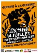flyer 14 juillet 25 guerre a la guerre 14 juillet à Paris : Défilé internationaliste !