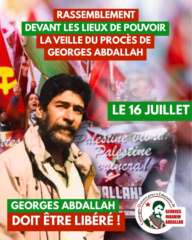 Tract rassemblement juillet 2025 georges Ibahim Abdallah
