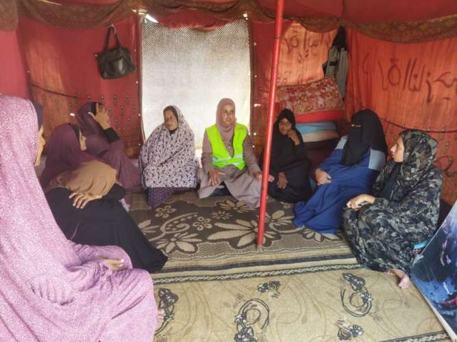 Abu Amir 14 8 25 Atelier psy IMG 5284 Témoignage d'Abu Amir, le 14 août 2025 - Prendre soin de la santé mentale et physique : La force de résilience de l’intérieur