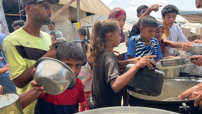 Abu Amir 15 8 25 aide alimentaire 1 IMG 5317 Témoignage d’Abu Amir le 15 août 2025 - La réalité de la situation humanitaire dans la bande de Gaza face aux informations sur l’entrée de centaines de camions d’aide et de marchandises commerciales