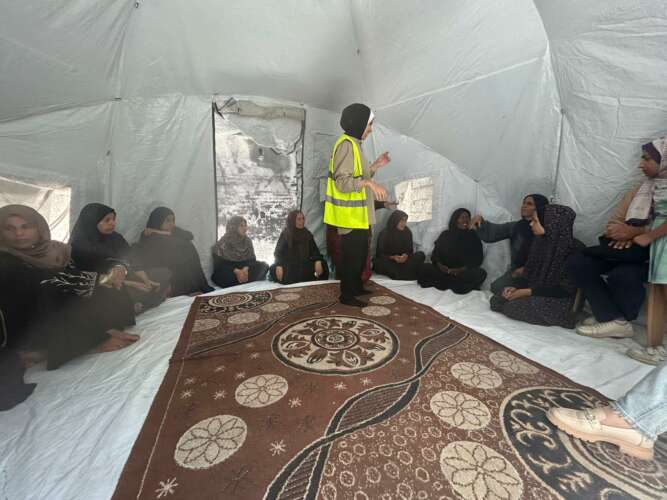 Témoignage d’Abu Amir, le 4 août 2025 – Réalité au-delà du supportable 1 Abu Amir 31 7 25 Atelier psy femmes 1 IMG 4642 Témoignage d’Abu Amir, le 4 août 2025 – Réalité au-delà du supportable