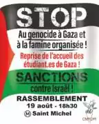 stop genocide À Paris (5ème), rassemblement stop génocide !