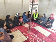 Témoignage d’Abu Amir le 12 septembre 2025 – Atelier de soutien psychologique pour les femmes du camp d’Al-Asdiqa’a