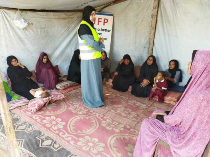 Abu Amir 9 9 25 Atelier psy IMG 0010 scaled Témoignage d'Abu Amir, le 9 septembre 2025 - Faire face aux crises sanitaires des mères et des enfants