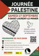 Affiche journee Palestine V3 À Saint-Laurent-Le-Minier (30), journée Palestine