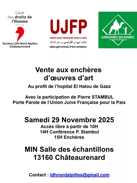 Affiche 29 Novembre.jpg À Châteaurenard (13), conférence-débat de Pierre Stambul
