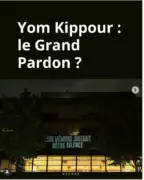 Visuel Yom Kippour le grand pardon